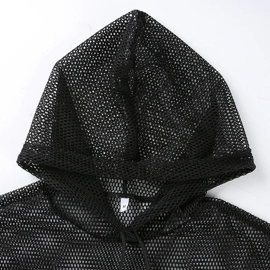 Mesh Rave T-Shirt „Rebel Frequency" Festival Outfits | Techno Shirts | Rave Clothing