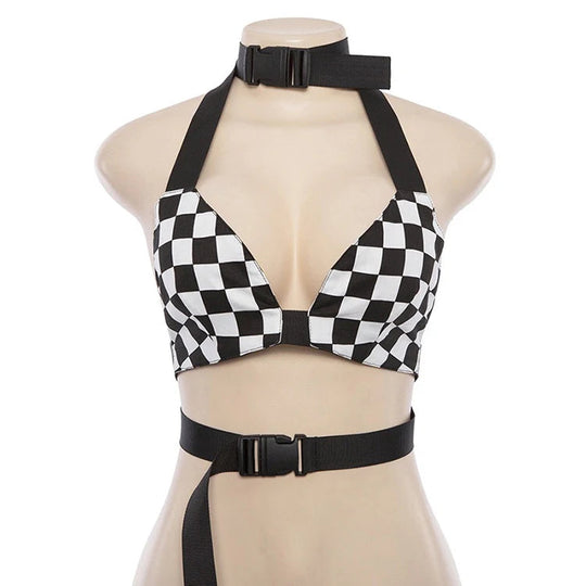 DS Kostüm Sängerin Dj Bar Nachtclub Rave Outfit Jazz Dance Kleidung Gitter Bh Shorts Frauen Pole Dance Tragen DNV13135 Festival Outfits | Techno Shirts | Rave Clothing