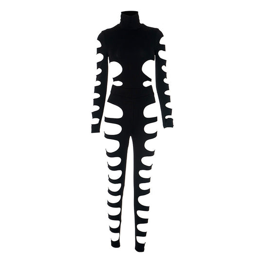 2025 Festival rave outfit Damen -- Einteiler - jumpsuit Festival Outfits | Techno Shirts | Rave Clothing