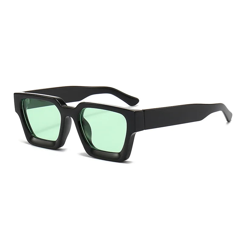 KLASSNUM Männer Sonnenbrille mit quadratischem Rahmen, 2025, Luxusmarke, Designer-Sonnenbrille, Retro, trendige Farbtöne, UV400, Unisex, Damenbrille, Neu Festival Outfits | Techno Shirts | Rave Clothing