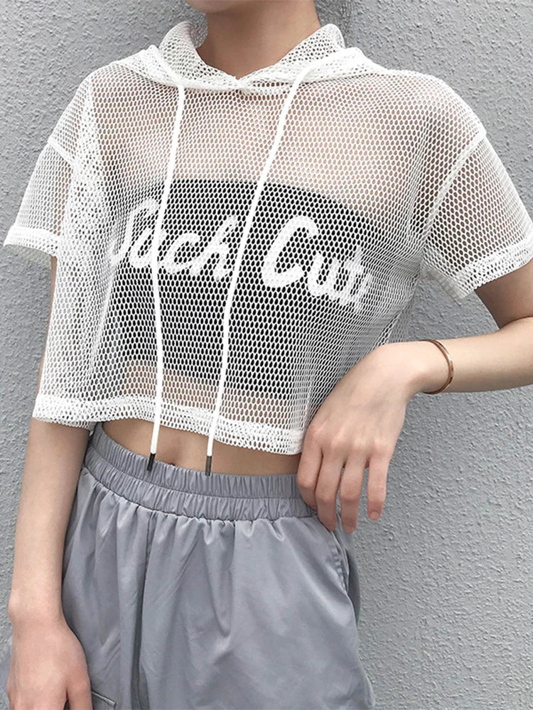 Mesh Rave T-Shirt „Rebel Frequency" Festival Outfits | Techno Shirts | Rave Clothing