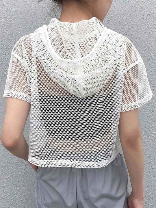 Mesh Rave T-Shirt „Rebel Frequency" Festival Outfits | Techno Shirts | Rave Clothing