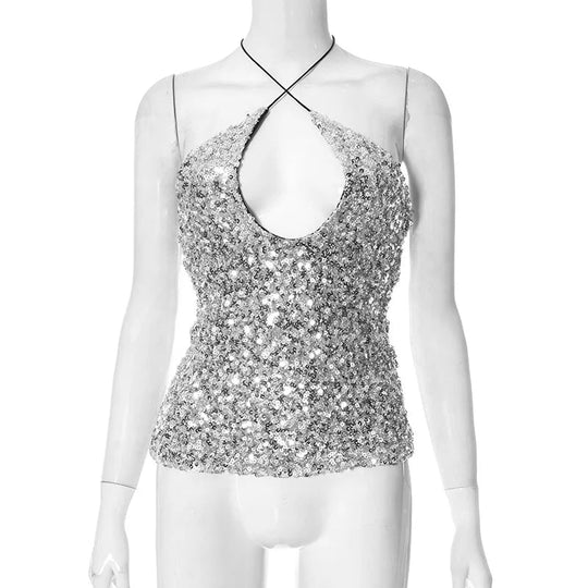 Sexy Frauen Shiny Gold Silber Bustier Crop Tops Helle PU Leder Krone Gürtel Abnehmen Taille Liebsten Low-cut Korsett top Sommer Festival Outfits | Techno Shirts | Rave Clothing