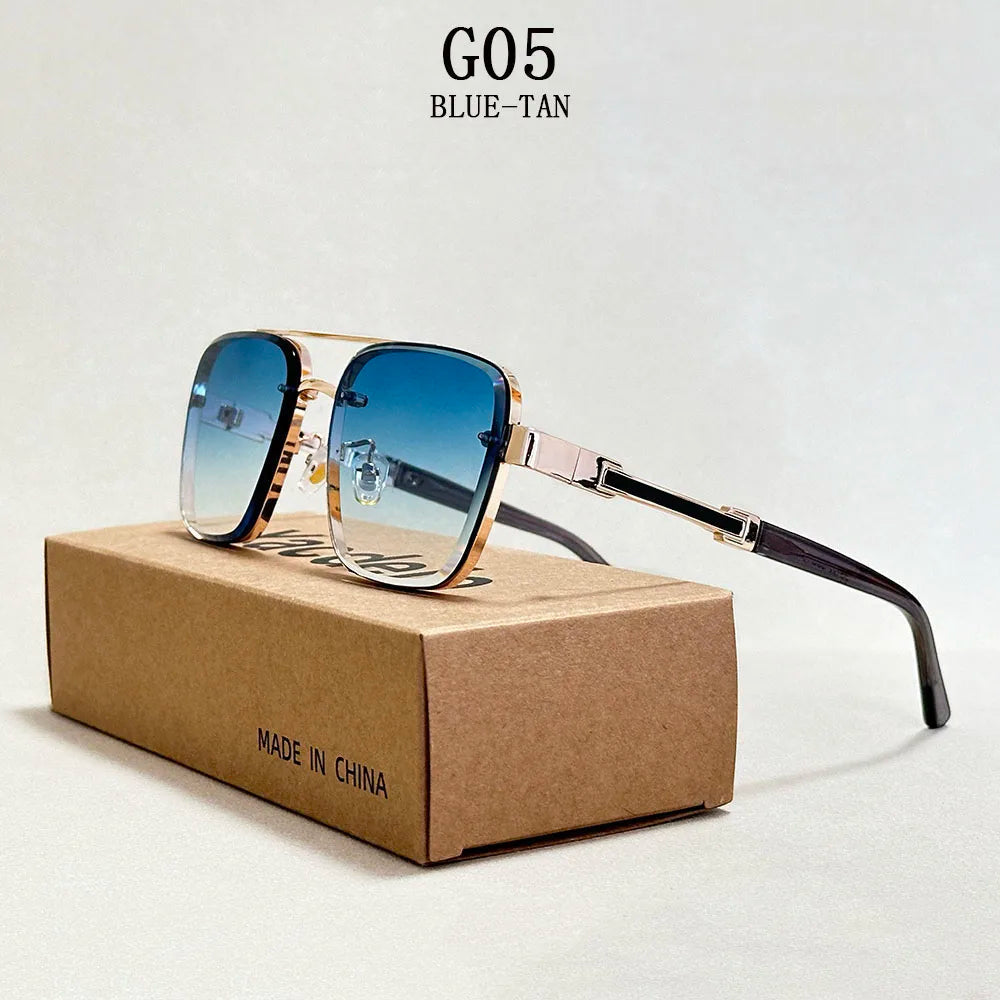 Neue Sonnenbrille Für Männer Luxus Mode Gläser Sonnencreme Quadrat Sonnenbrille Frauen Trendy Vintage Gafas De Sol Hombre Zonnebril Su Festival Outfits | Techno Shirts | Rave Clothing