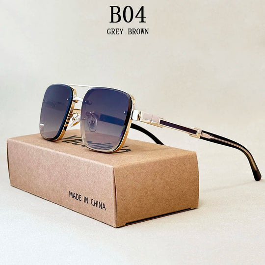 Neue Sonnenbrille Für Männer Luxus Mode Gläser Sonnencreme Quadrat Sonnenbrille Frauen Trendy Vintage Gafas De Sol Hombre Zonnebril Su Festival Outfits | Techno Shirts | Rave Clothing