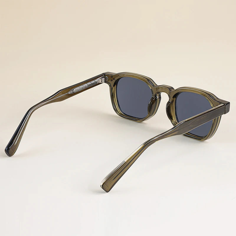 CATERSIDE Retro Punk Männer Sonnenbrille Kleine Rahmen Quadratische Personalisierte Design Sonnenbrille Frauen Reise Party Business Festival Geschenk Festival Outfits | Techno Shirts | Rave Clothing