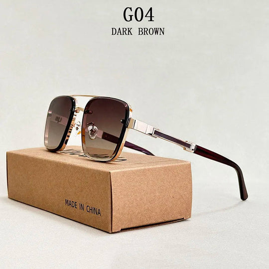 Neue Sonnenbrille Für Männer Luxus Mode Gläser Sonnencreme Quadrat Sonnenbrille Frauen Trendy Vintage Gafas De Sol Hombre Zonnebril Su Festival Outfits | Techno Shirts | Rave Clothing