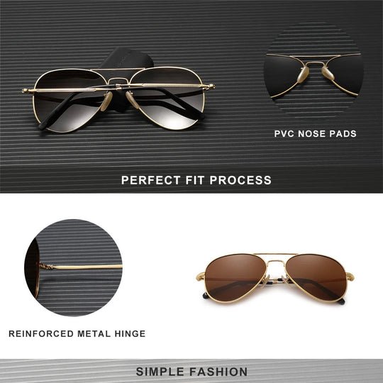 KINGSEVEN Pilot Legierung Sonnenbrille Polarisation UV400 Anti-reflexion Vollformat Parsnip Gläser Frauen Retro Luxus Brillen Festival Outfits | Techno Shirts | Rave Clothing