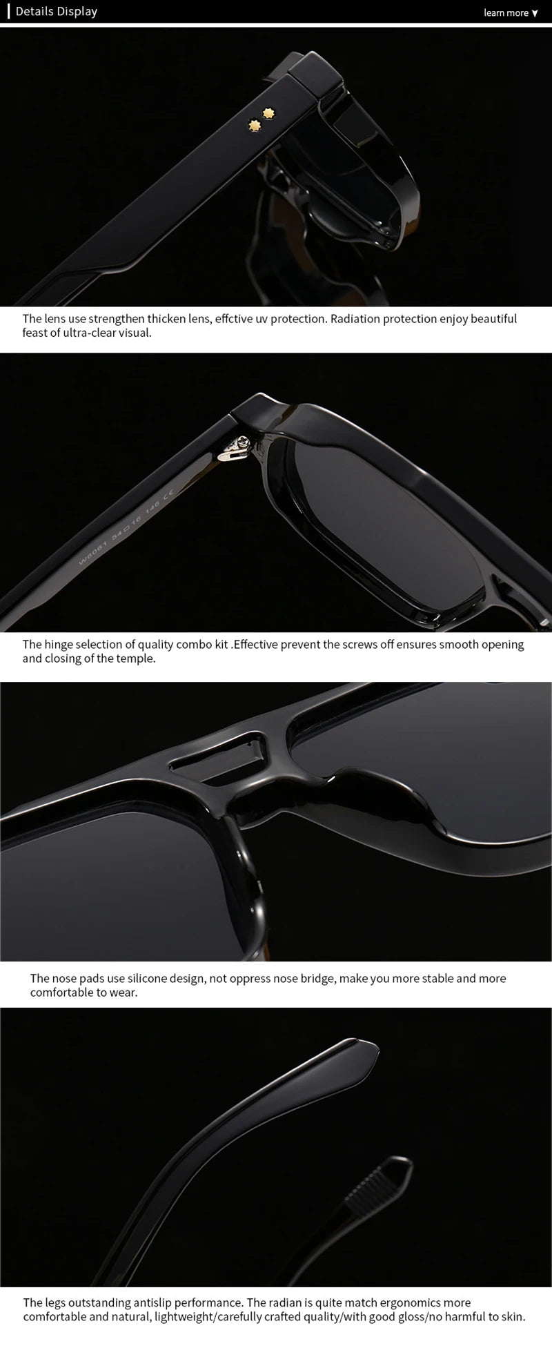 SHAUNA Retro Doppel Brücken Quadrat Sonnenbrille Frauen Gradient Shades UV400 Mode Marke Designer Nieten Männer Sonnenbrille Festival Outfits | Techno Shirts | Rave Clothing