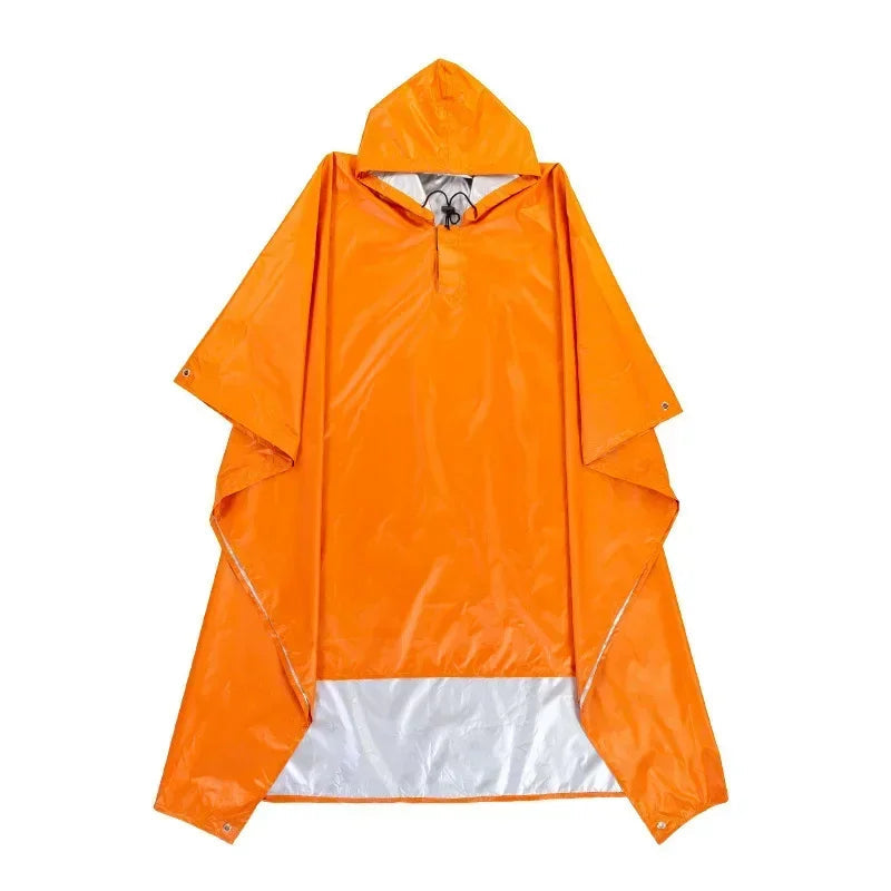 3-in-1 multifunktionaler Regenmantel, Rucksack, Regenschutz, Wandern, Radfahren, Poncho, wasserdichtes Zelt, Outdoor, Camping, Schattenzelt, Picknickmatte Festival Outfits | Techno Shirts | Rave Clothing