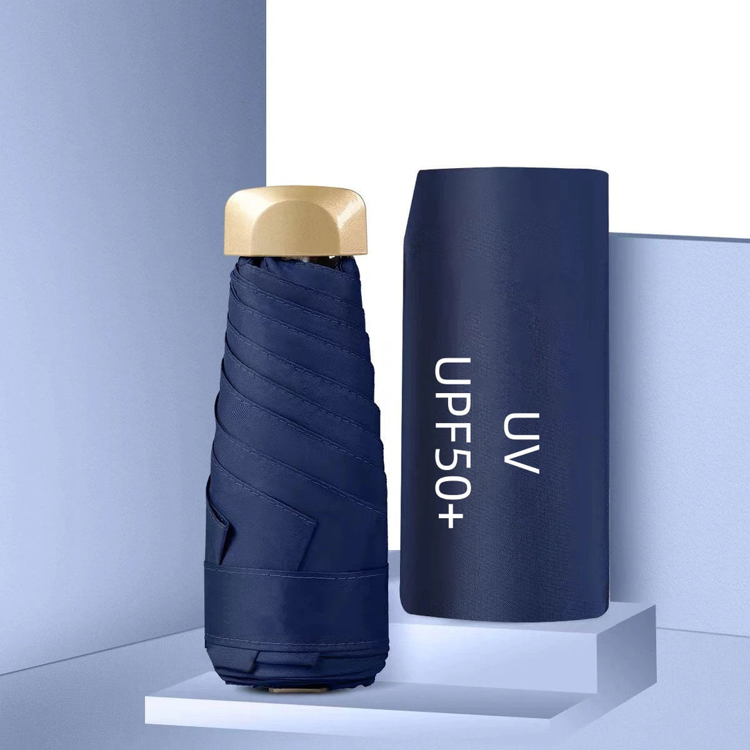 UPF50+ Mini-Sonnenschirm, kleine Tasche, Regen-Reise-Regenschirm, Vinyl, faltbarer Regenschirm, UV-Schutz, Sonnenschutz, Taschen-Sonnenschirm-Kapsel Festival Outfits | Techno Shirts | Rave Clothing