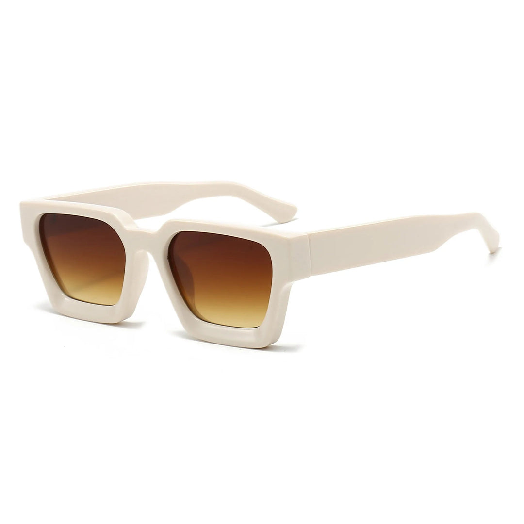 KLASSNUM Männer Sonnenbrille mit quadratischem Rahmen, 2025, Luxusmarke, Designer-Sonnenbrille, Retro, trendige Farbtöne, UV400, Unisex, Damenbrille, Neu Festival Outfits | Techno Shirts | Rave Clothing