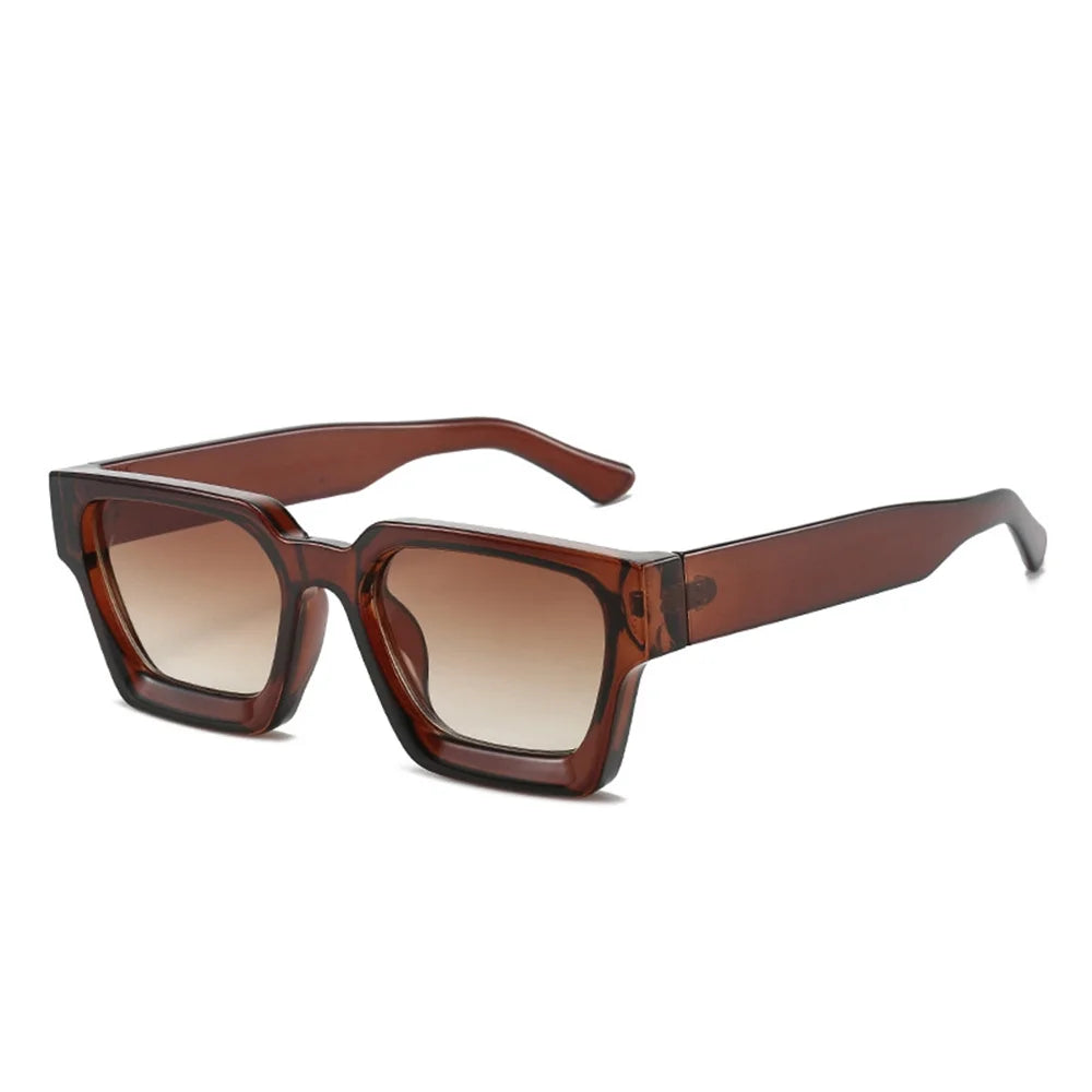KLASSNUM Männer Sonnenbrille mit quadratischem Rahmen, 2025, Luxusmarke, Designer-Sonnenbrille, Retro, trendige Farbtöne, UV400, Unisex, Damenbrille, Neu Festival Outfits | Techno Shirts | Rave Clothing