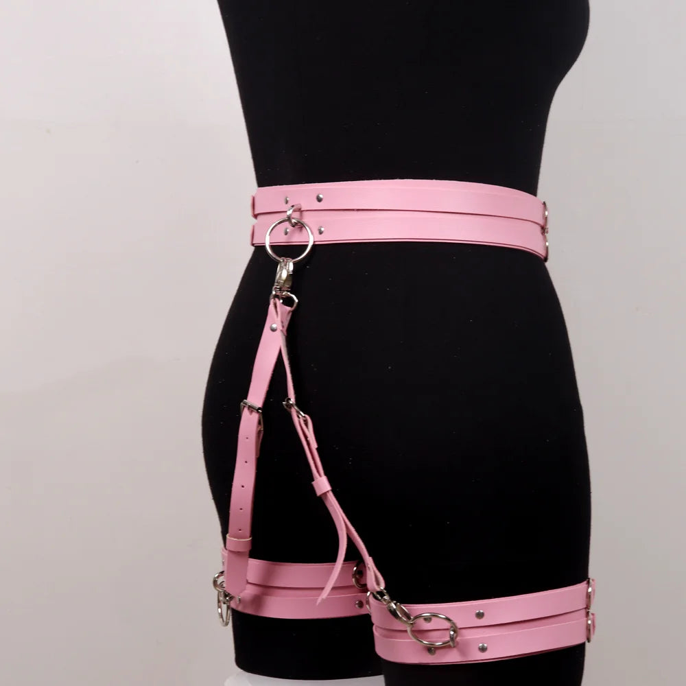 Kinky BDSM Bondage Belt Leg Thigh