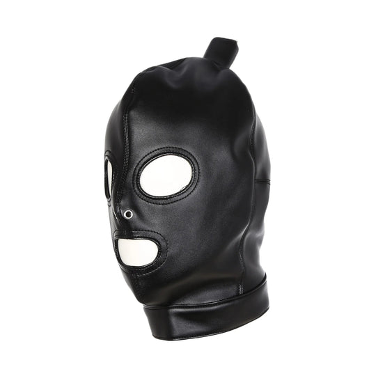 Role play Mask Cosplay Bondage Sexy Mask Hood with Top Wig Braid Unisex Headwear Handmade Halloween Women Cosplay Custumes Festival Outfits | Techno Shirts | Rave Clothing