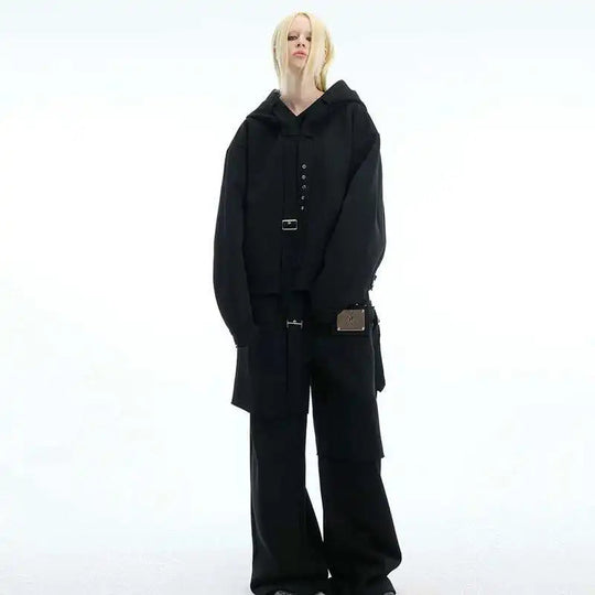90er Jahre Hoodie & Sweatpants Rave Outfit Set | Herren Festival Outfits | Techno Shirts | Rave Clothing