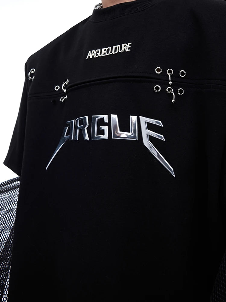 LUZHEN Mode Neue Original Gaze Spleißen Design Langarm T Shirts männer 2025, Trendy Nische Hohe Qualität Casual Tops LZ3975 Festival Outfits | Techno Shirts | Rave Clothing