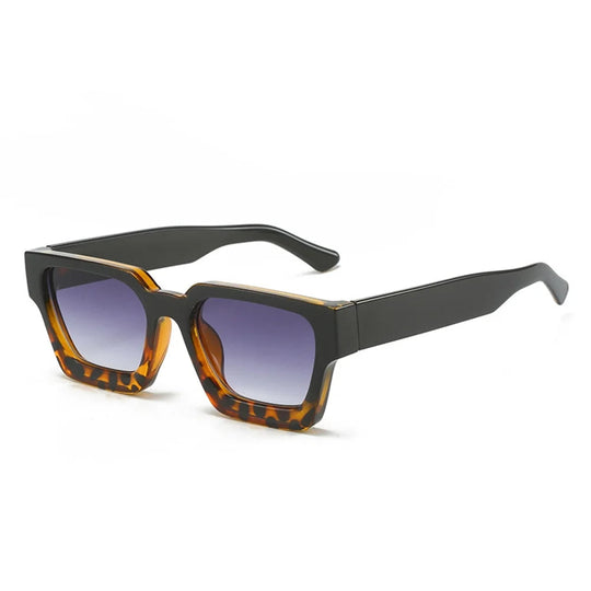 KLASSNUM Männer Sonnenbrille mit quadratischem Rahmen, 2025, Luxusmarke, Designer-Sonnenbrille, Retro, trendige Farbtöne, UV400, Unisex, Damenbrille, Neu Festival Outfits | Techno Shirts | Rave Clothing
