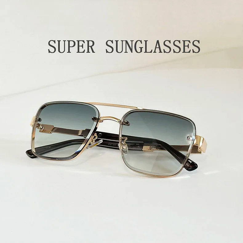 Neue Sonnenbrille Für Männer Luxus Mode Gläser Sonnencreme Quadrat Sonnenbrille Frauen Trendy Vintage Gafas De Sol Hombre Zonnebril Su Festival Outfits | Techno Shirts | Rave Clothing