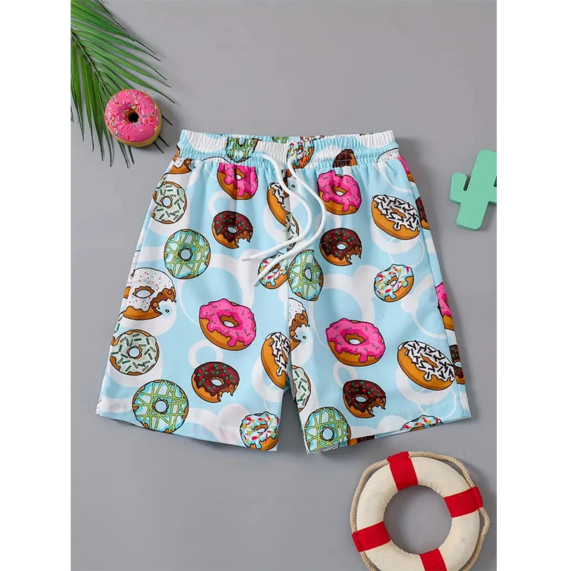 Harajuku Casual Shorts Männer Frauen Eis Sport Gym Shorts Fitness 3D Druck Schnell Trocknend Urlaub Board Shorts Sommer Männliche Shorts Festival Outfits | Techno Shirts | Rave Clothing