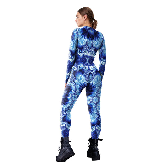 VIP FASHION Halloween Cosplay Costumes For Women Carnival Punk Steampunk Sexy Slim Jumpsuit Performance Zentai Bodysuit FESTIVAL OUTFITS & STREETWEAR