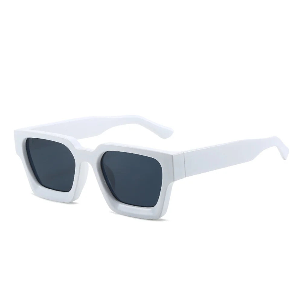 KLASSNUM Männer Sonnenbrille mit quadratischem Rahmen, 2025, Luxusmarke, Designer-Sonnenbrille, Retro, trendige Farbtöne, UV400, Unisex, Damenbrille, Neu Festival Outfits | Techno Shirts | Rave Clothing