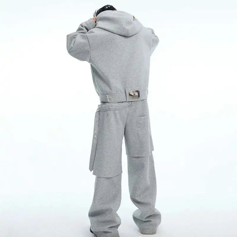 90er Jahre Hoodie & Sweatpants Rave Outfit Set | Herren Festival Outfits | Techno Shirts | Rave Clothing