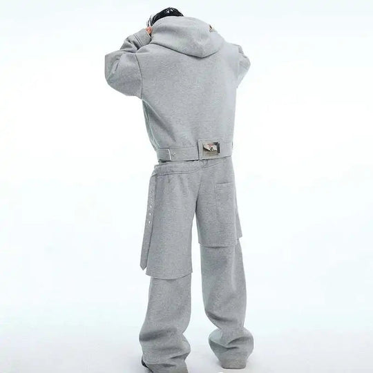 90er Jahre Hoodie & Sweatpants Rave Outfit Set | Herren Festival Outfits | Techno Shirts | Rave Clothing