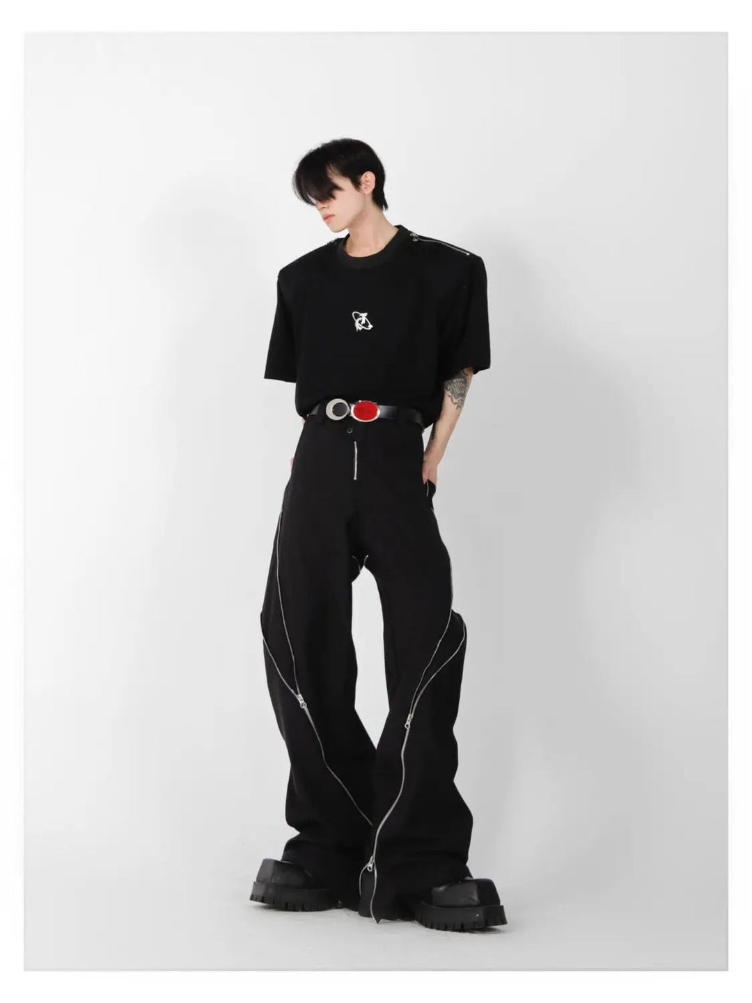 Schlaghose Männer Festival Outfits | Techno Shirts | Rave Clothing