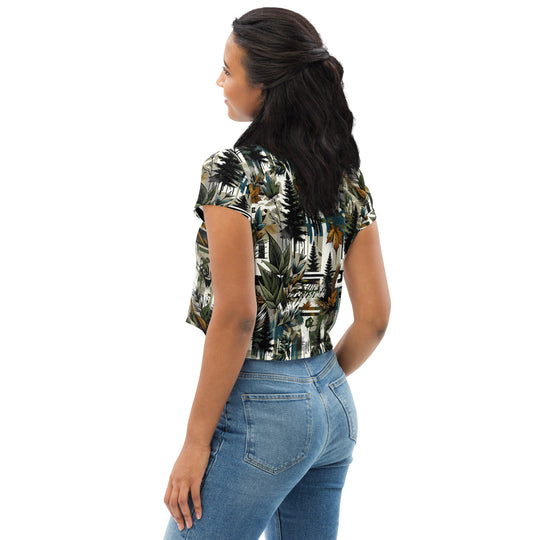 NATZ Clothing! Festival Crop Top "Technowood" prinful