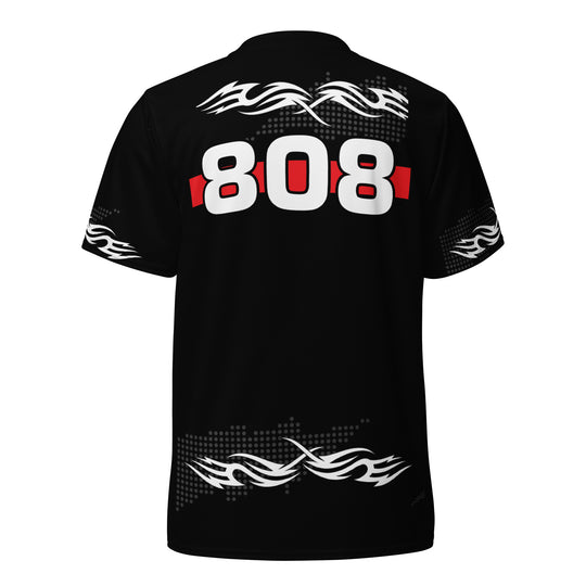 Football Jersey – rotes Rave Trikot Y2k "Stiftung Basstest" 6xl FESTIVAL OUTFITS & STREETWEAR