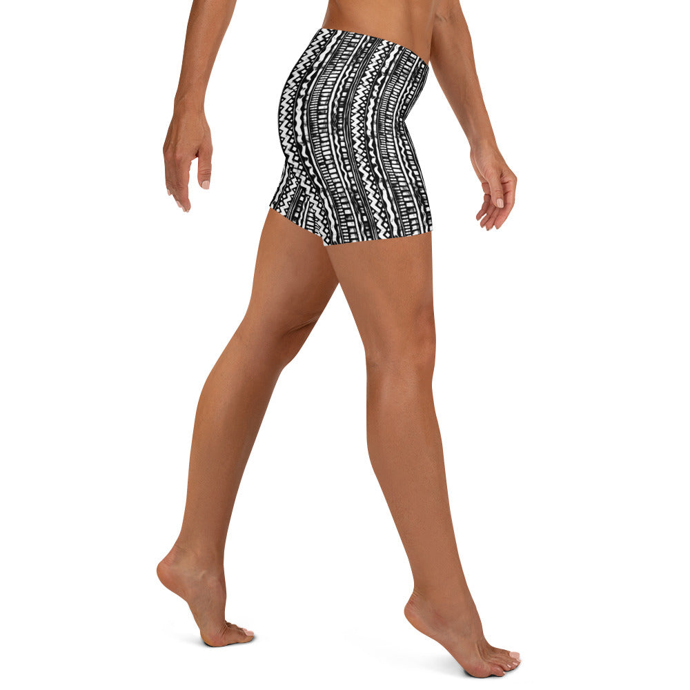 NATZ CLOTHING! Festival Radlerhose "Black & White" FESTIVAL OUTFITS & STREETWEAR