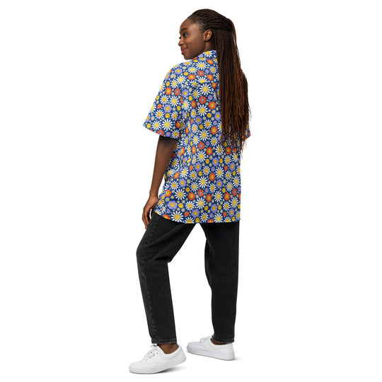 Groovy Gal | Buntes Hawaiihemd für Männer (Oversized) FESTIVAL OUTFITS & STREETWEAR