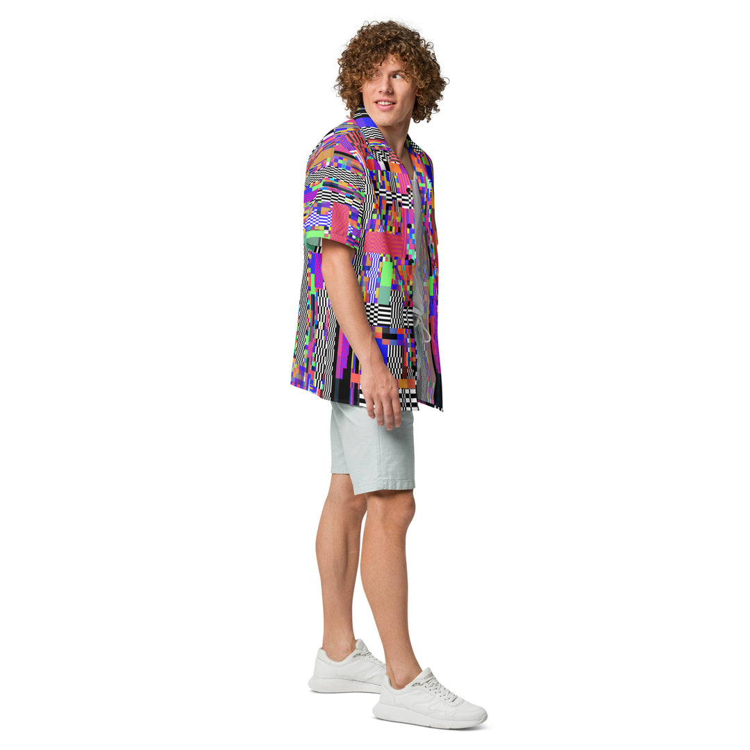 Streetwear Hemd mit Knöpfen | all over print | Streetlook Streetwear Festival Shirts