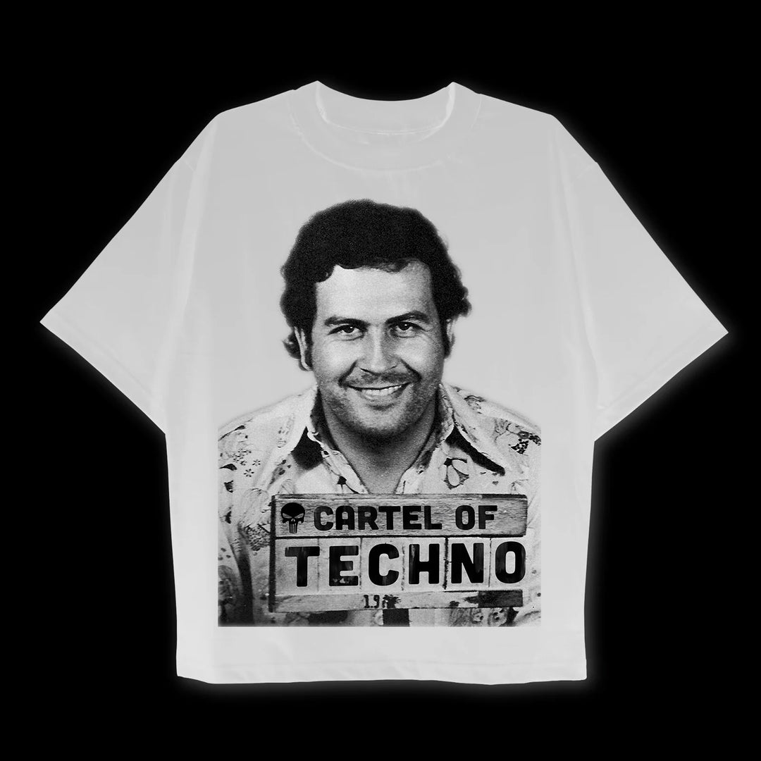 "Pablo - Cartel of Techno" Oversized Techno Shirt (front print)