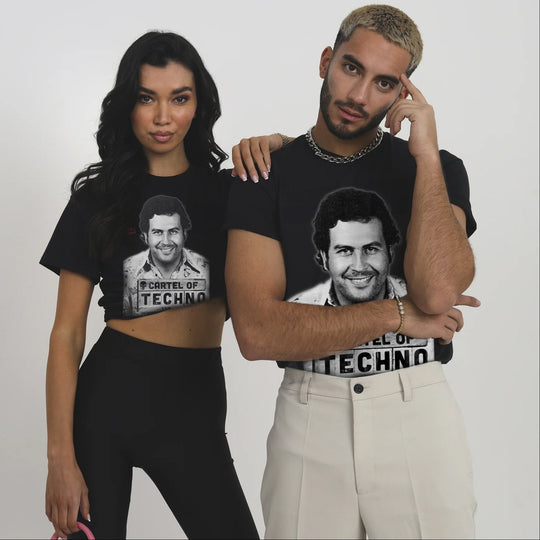 "Pablo - Cartel of Techno" Oversized Techno Shirt (front print)