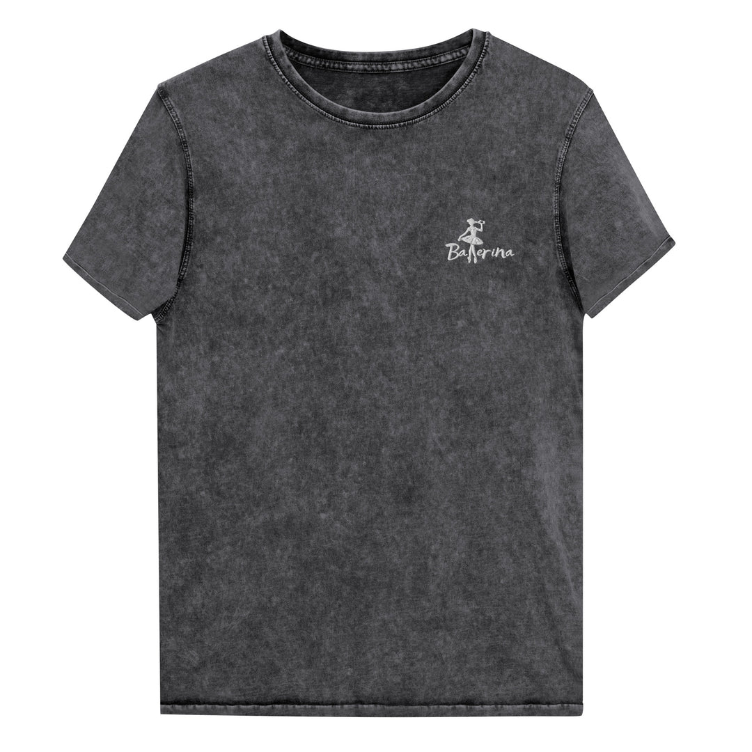 Ballerina besticktes Denim-T-Shirt FESTIVAL OUTFITS & STREETWEAR