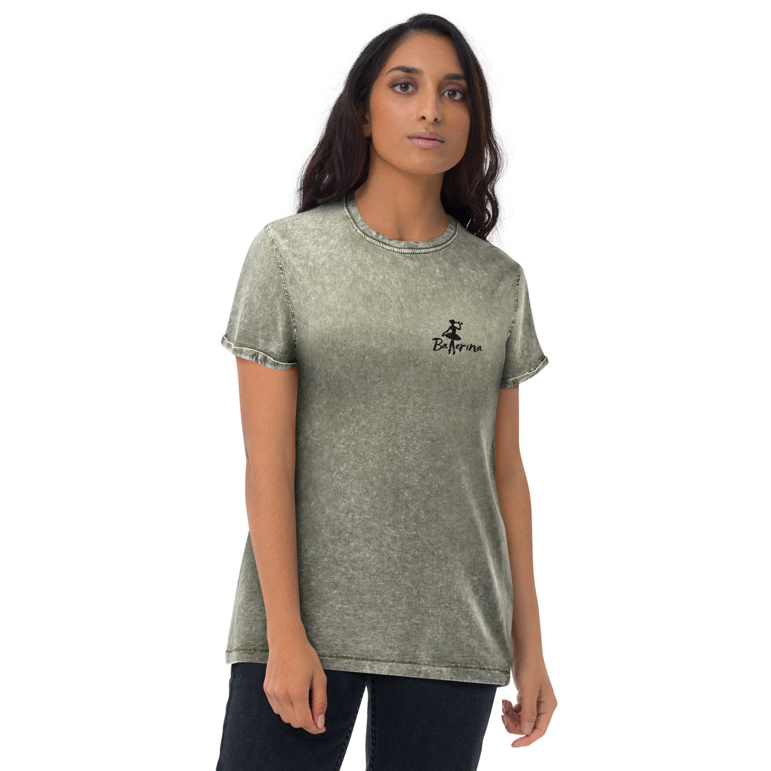 Ballerina besticktes Denim-T-Shirt FESTIVAL OUTFITS & STREETWEAR