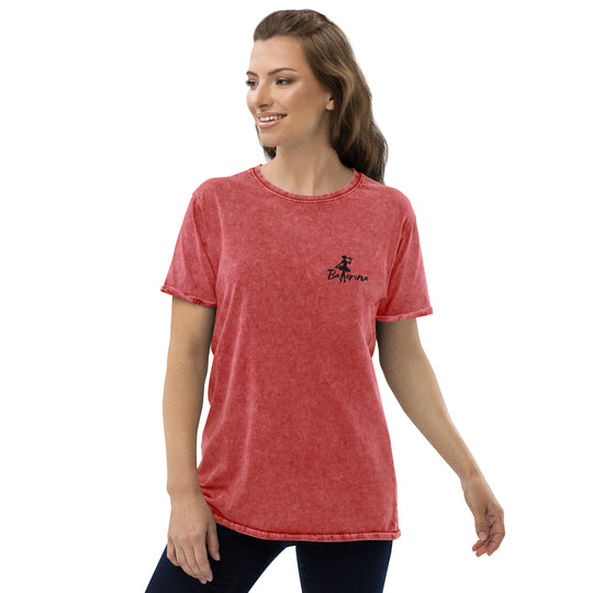 Ballerina besticktes Denim-T-Shirt FESTIVAL OUTFITS & STREETWEAR