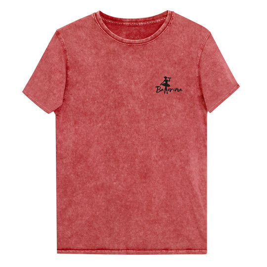 Ballerina besticktes Denim-T-Shirt FESTIVAL OUTFITS & STREETWEAR